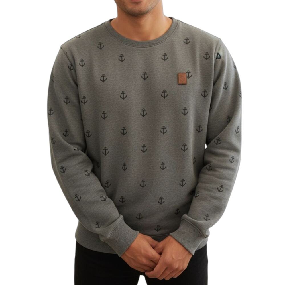Nakatano The Poets Choice Anchor Pullover Brown Mens Size Medium